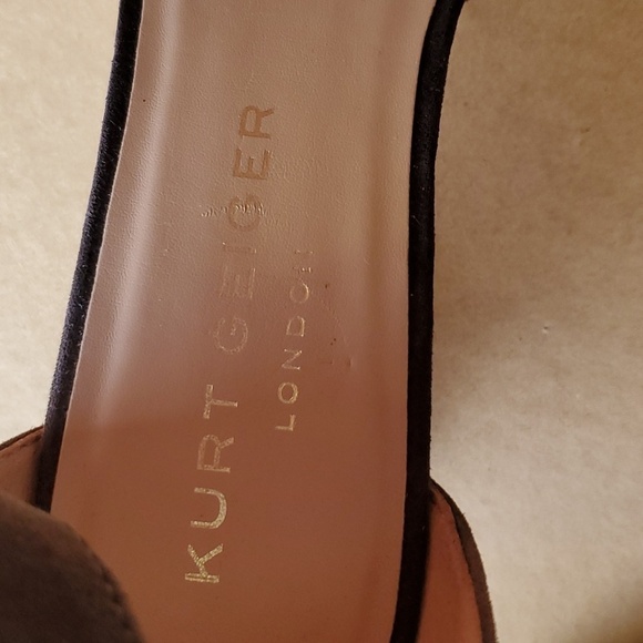 Kurt Geiger London Grey brown suede classic pump size 39 (US 8) sexy! - Picture 5 of 15